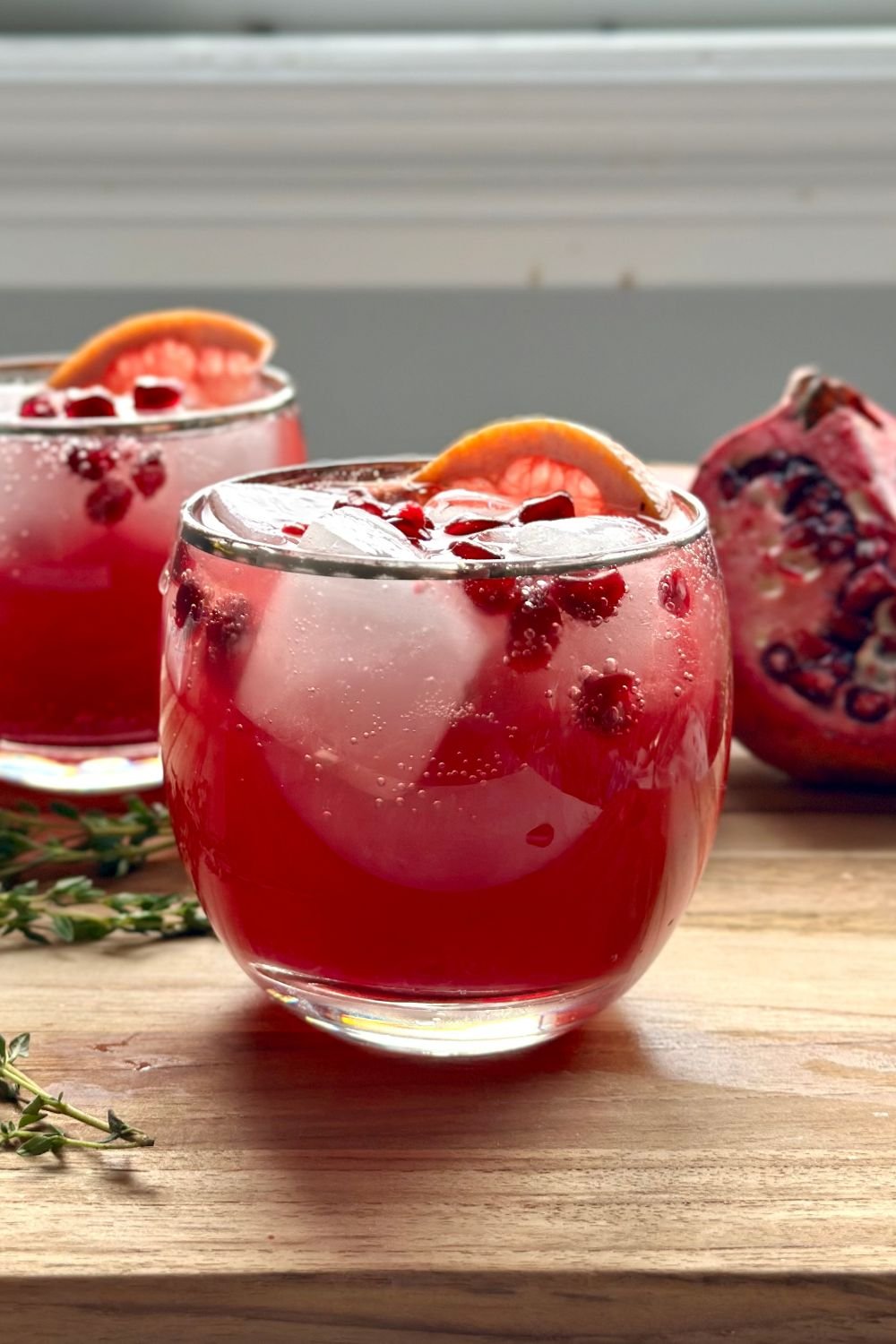 Pomegranate and berry juice